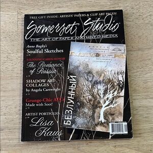 Somerset Studio Magazine The Art of Paper and Mixed Media January/February 2009
